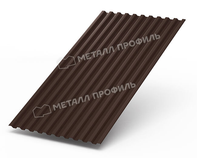 Профнастил С21 х 1000 - B (Steelmatt-20-8017-0.4±0.08мм) в Хотьково