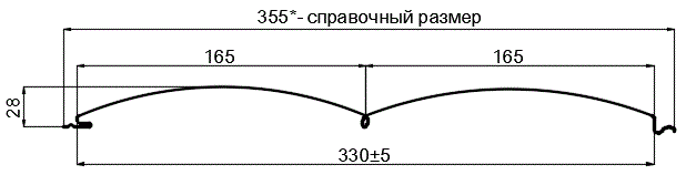 Фото: Сайдинг Woodstock-28х330 (ECOSTEEL-01-МореныйДуб-0.5) в Хотьково