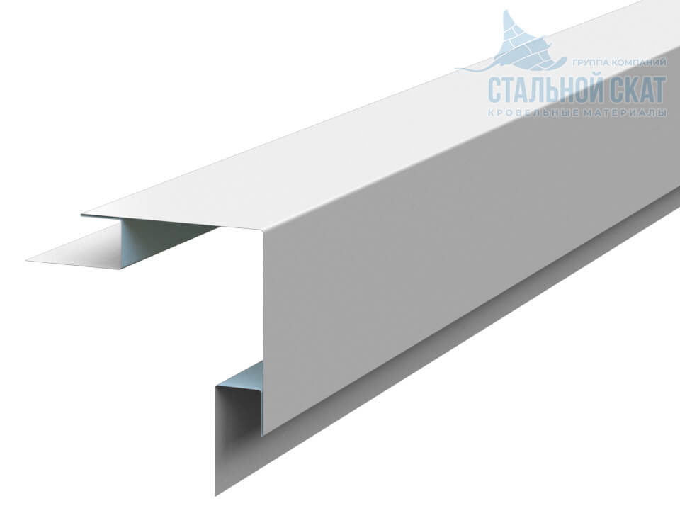 Планка угла наружного сложного 75х75х3000 (ПЭ-01-9010-0.45) в Хотьково