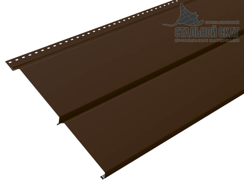 Сайдинг Lбрус-XL-14х335 (VALORI-20-Brown-0.5) в Хотьково