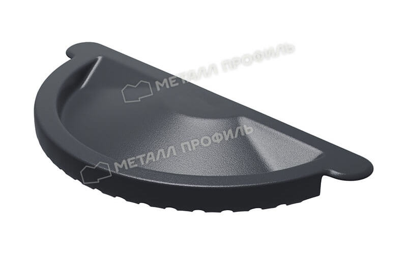 Заглушка желоба D125 Foramina Freeze (FRZ_D-01-GreyGrey-0.6) в Хотьково