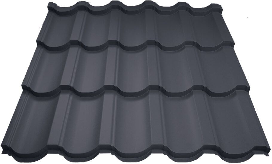Металлочерепица МП Трамонтана-XL NormanMP (ПЭ-01-7024-0.5)