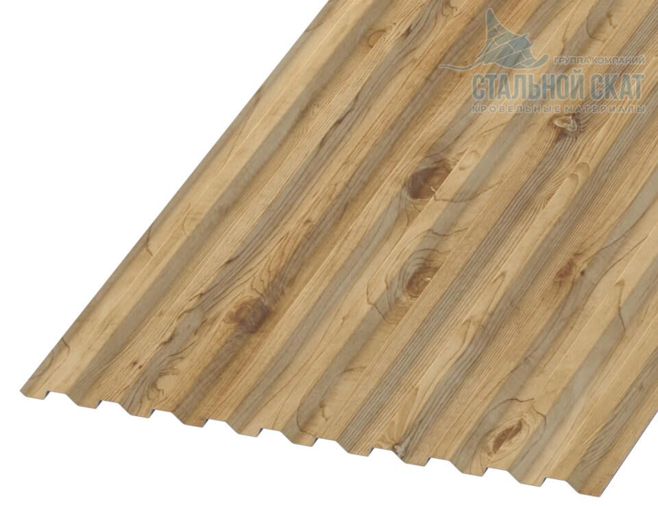 Профнастил С21 х 1000 - B (ECOSTEEL_T-01-Сосна-0.5)